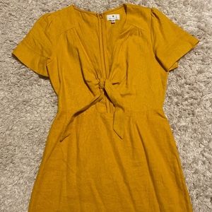 Nordstrom Yellow Tie Dress (New)